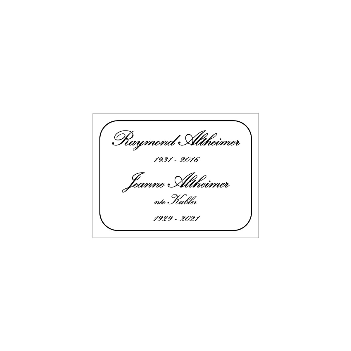Commande ALTHEIMER Commande ALTHEIMER