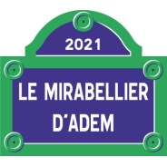 Plaque de rue Paris avec fronton