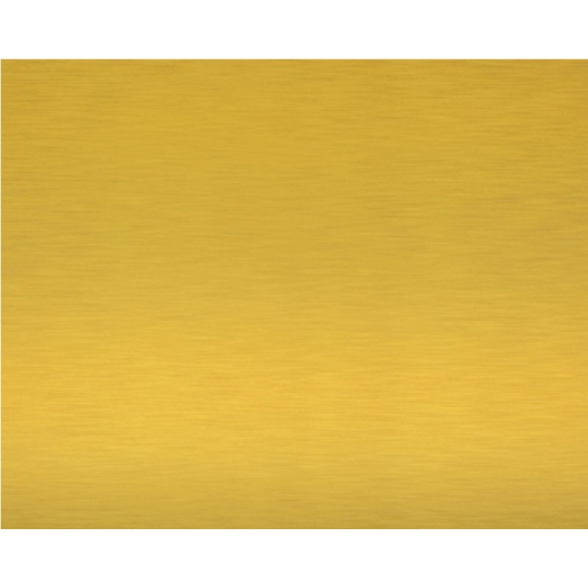 Plaque funéraire avec nom et date en métal doré - Laiton brillant