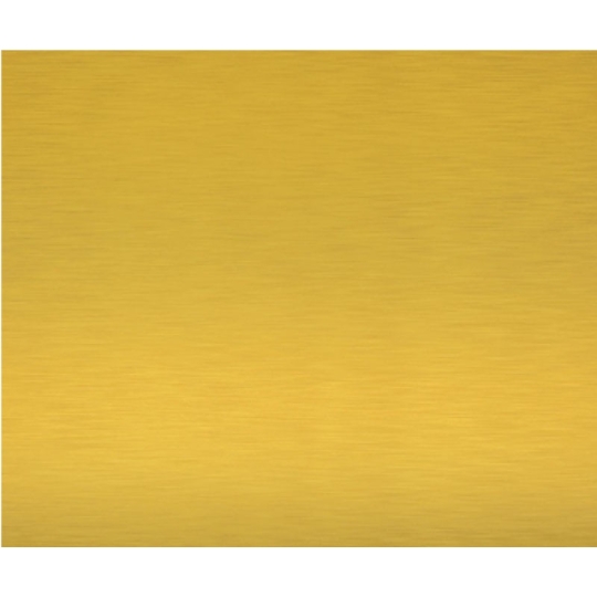 Plaque funéraire avec nom et date en métal doré - Laiton brillant