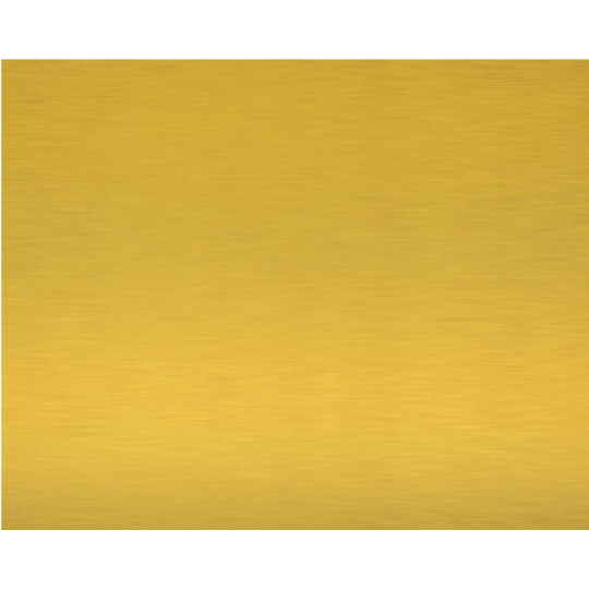 Plaque funéraire avec nom et date en métal doré - Laiton brillant