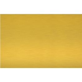 Plaque funéraire avec nom et date en métal doré - Laiton brillant