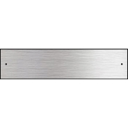 Interfunéraire à fixer sur plaque de cimetière - Gravure doré / argent