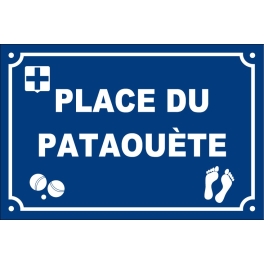 Plaque de rue Originale de la cité phocéenne  MARSEILLE 13  sur Mesure