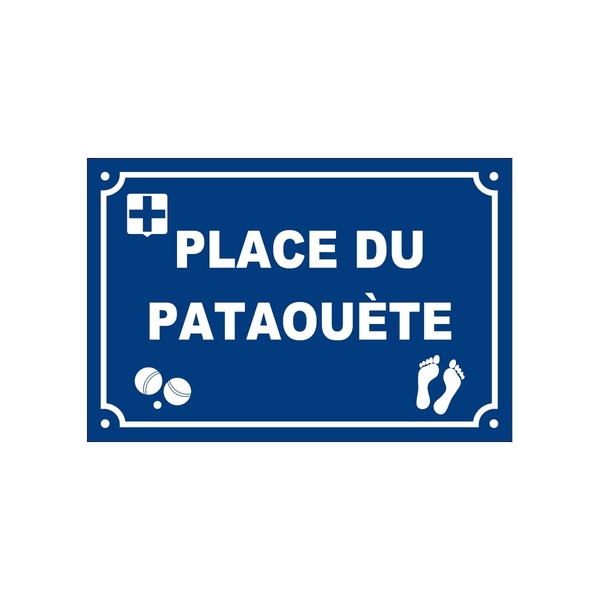 Plaque de rue Originale de la cité phocéenne  MARSEILLE 13  sur Mesure
