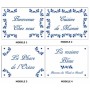 Modèles fleurs bleues Modèles fleurs bleues