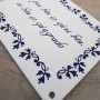 Pancarte à personnaliser en ligne -Thême Florale et design unique Pancarte à personnaliser en ligne -Thême Florale et design unique