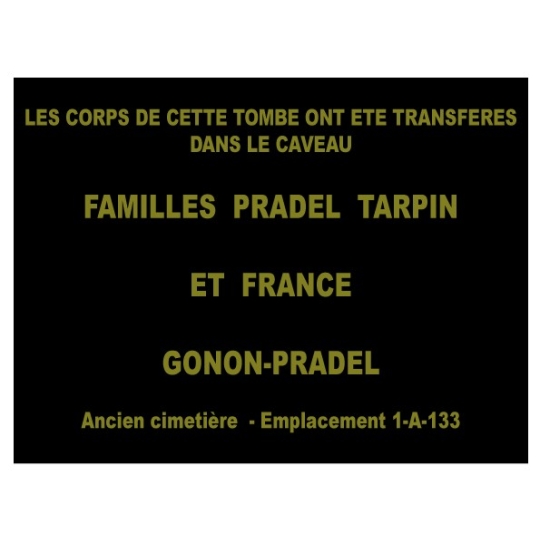 Commande GONON PRADEL