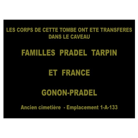 Commande GONON PRADEL