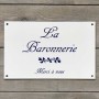 plaque modèle 4 fleurs bleues plaque modèle 4 fleurs bleues