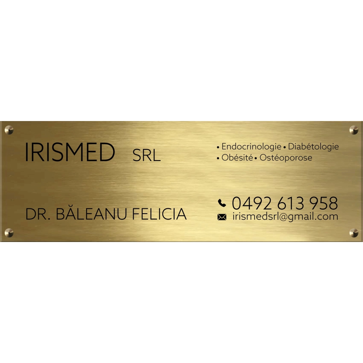 Commande IRISMED laiton