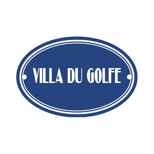 Plaque acier émaillée Format ovale 15x10cm Perçage 2 trous