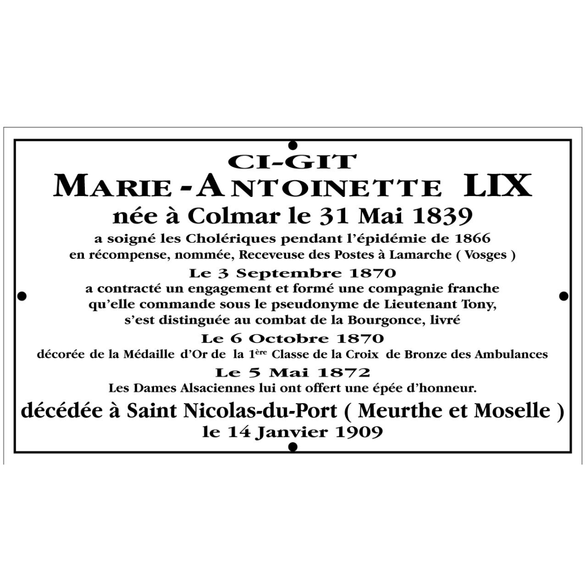 Commande MARANGE