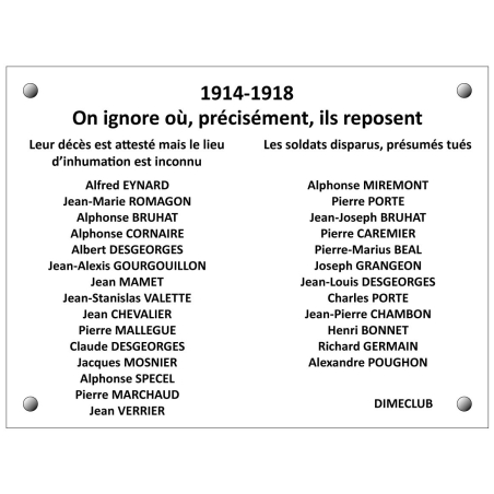 Commande DIMECLUB
