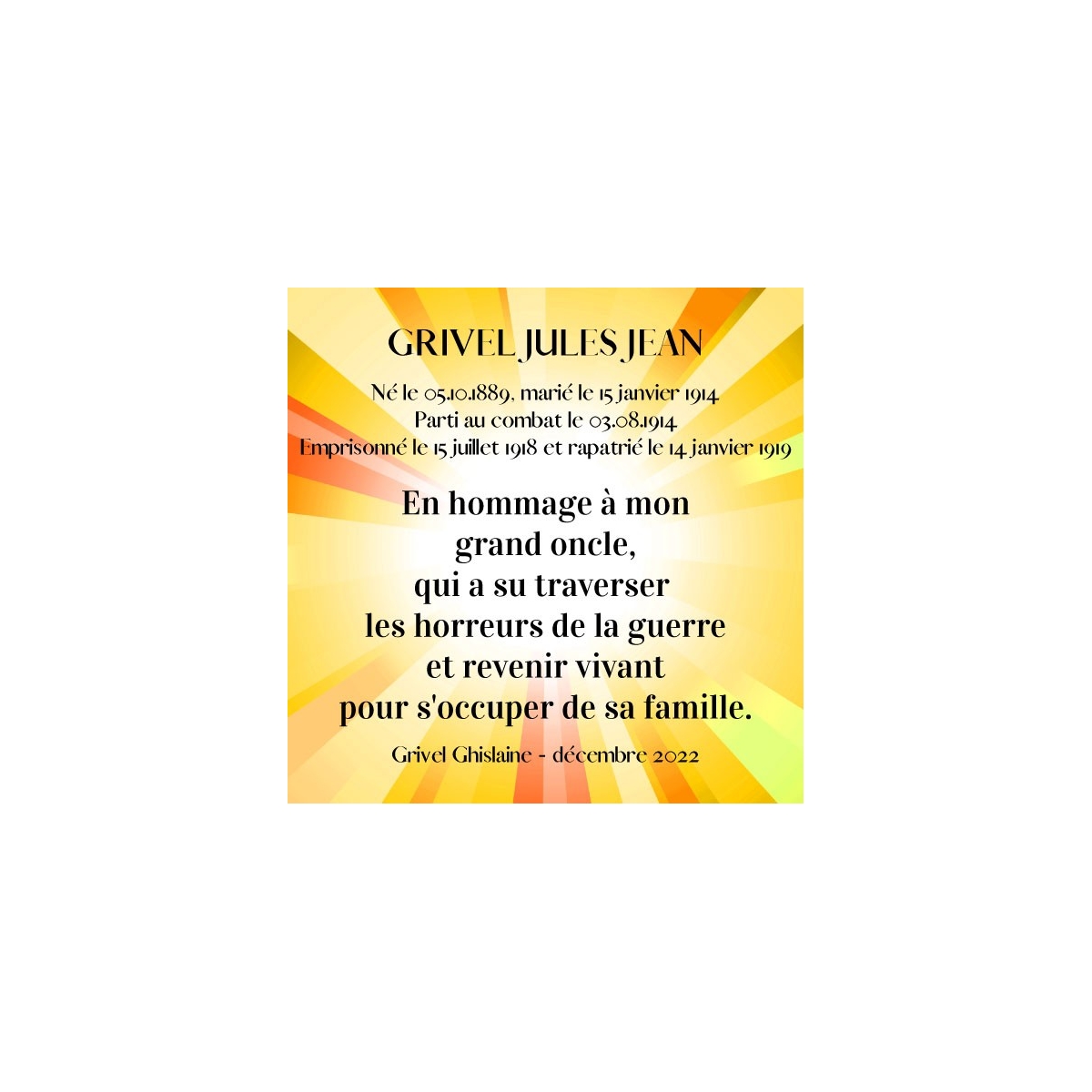 Commande GRIVEL