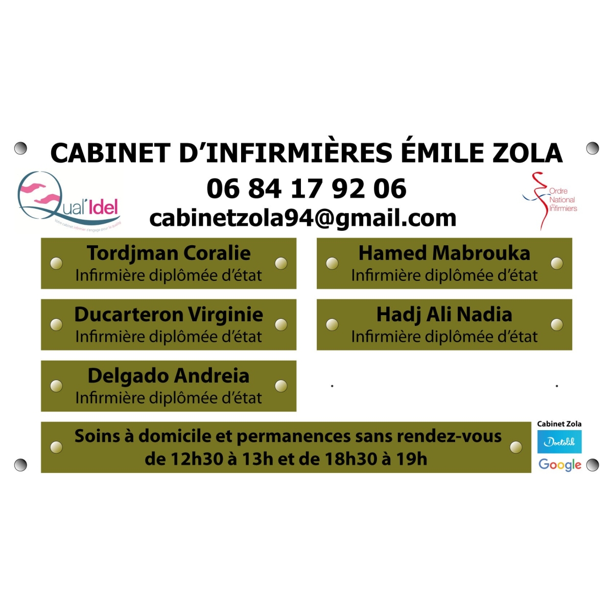 Commande ZOLA Commande ZOLA
