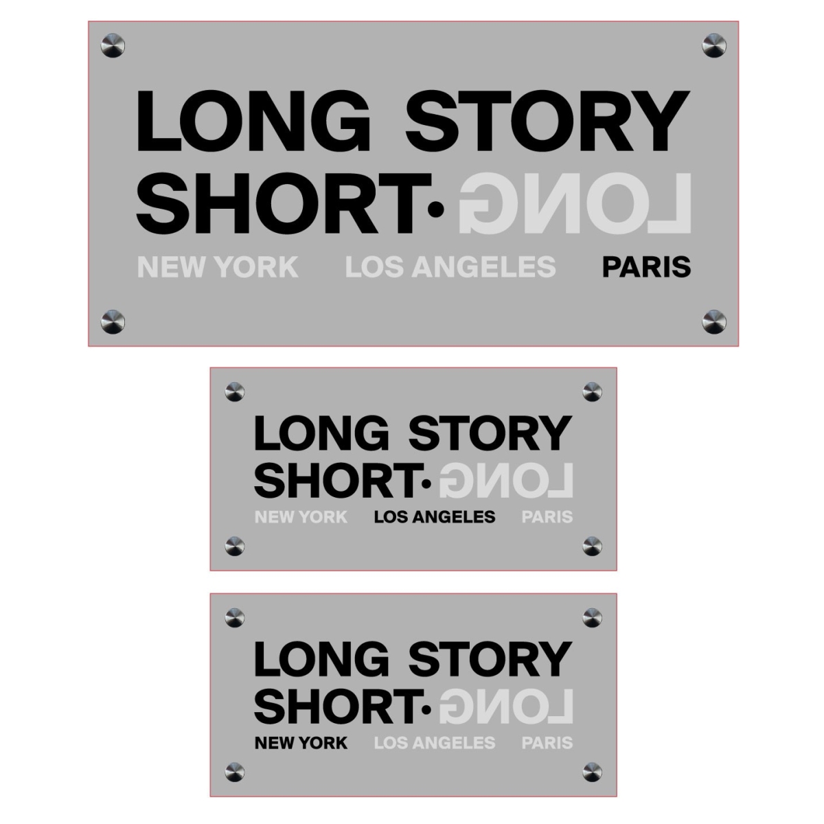 Commande LONG STORY SHORT Commande LONG STORY SHORT