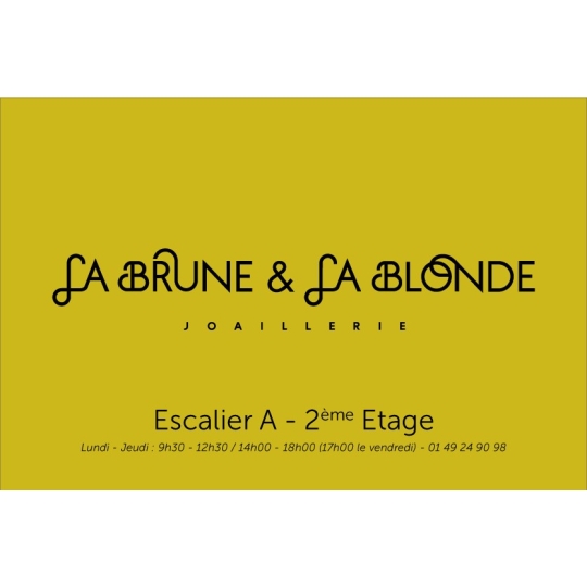 Commande LA BRUNE & LA BLONDE