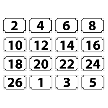 Commande NYDP Numéros