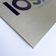 Impression numérique sur plaque professionnelle aluminium - Plaque Pro