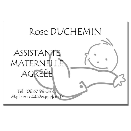 Plaque Assistante Maternelle thème Bébé