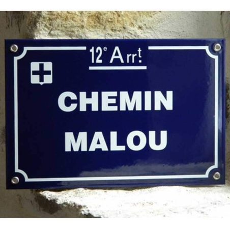 Plaque de rue Marseillaise en matière émaillée | Plaque Personnalisée