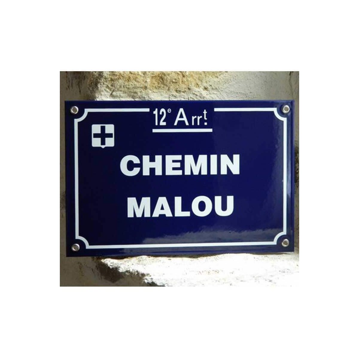 Plaque de rue Marseillaise en matière émaillée | Plaque Personnalisée