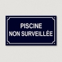 Plaque de rue émaillée format panoramique | Plaque Personnalisée