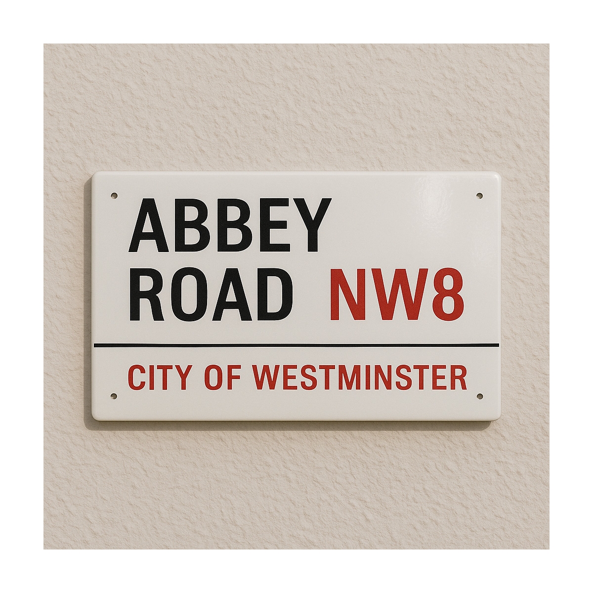 Plaque émaillée type Londres | Plaque Personnalisée Plaque émaillée type Londres | Plaque Personnalisée