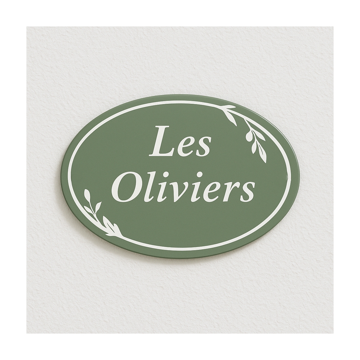 Plaque en émail type Mas de Provence - Décoration pour maison Méditerranée