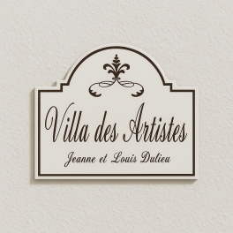 Plaque émaillée Rétro Déco vintage et sur mesure à partir de vos idées
