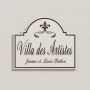 Plaque émaillée Rétro Déco vintage et sur mesure à partir de vos idées