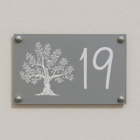 Signalétique pour maison ambiance meridionale | Plaque Personnalisée