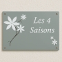 Plaque décorative en acier émaillé personnalisable - Tarif discount