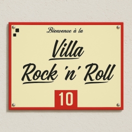 Plaque de bar en métal - déco originale - Texte à personnalisée