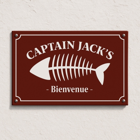 Plaque émaillée à personnaliser en ligne - Large choix de visuels originaux