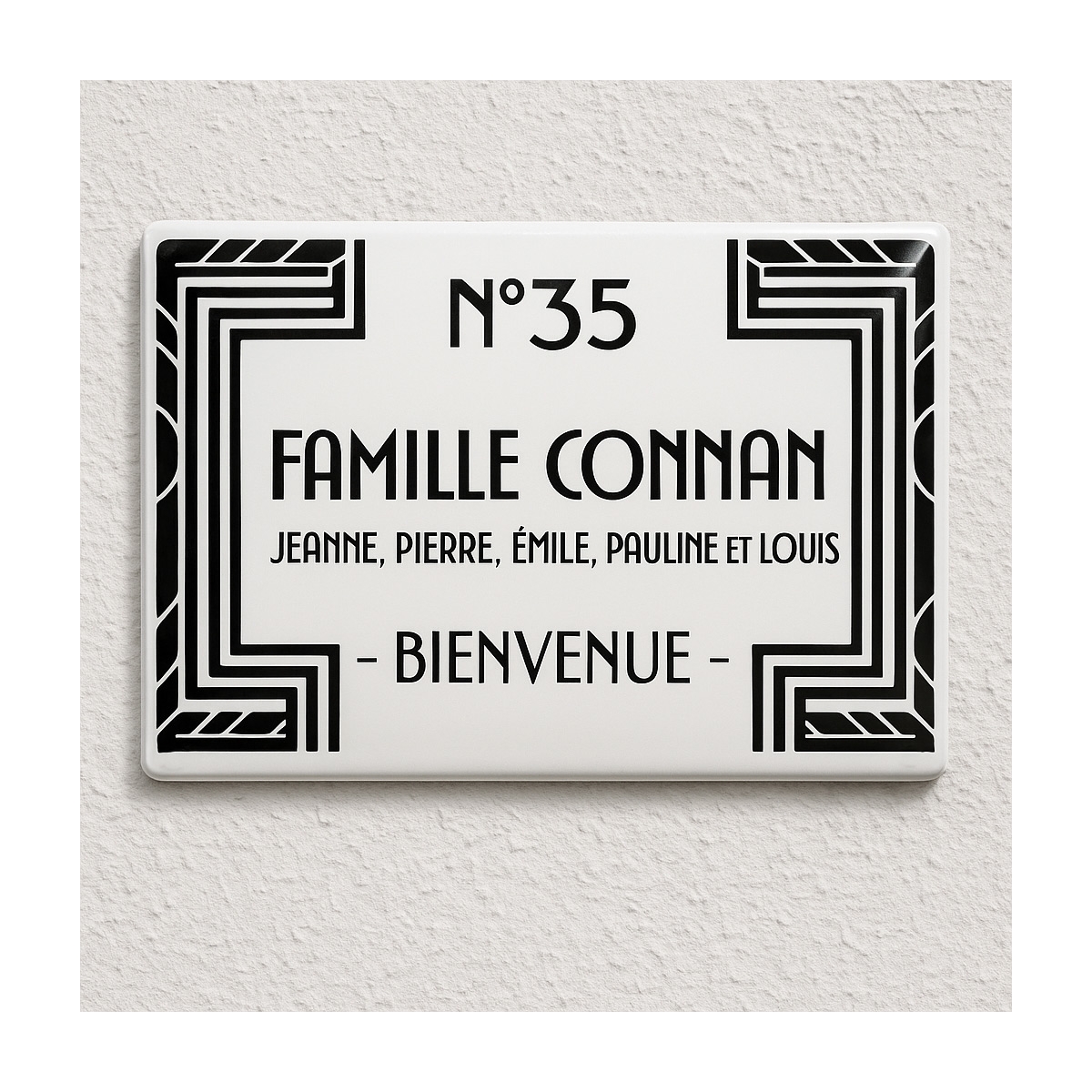 Plaque emaillee grand format pour décoration sur mesure - Tarif grossiste