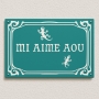 Achat de plaque émail originale pour maison Visuel unique personnalisé