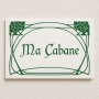 Créateur en ligne de plaque 100 % originale pour maison en acier émaillé