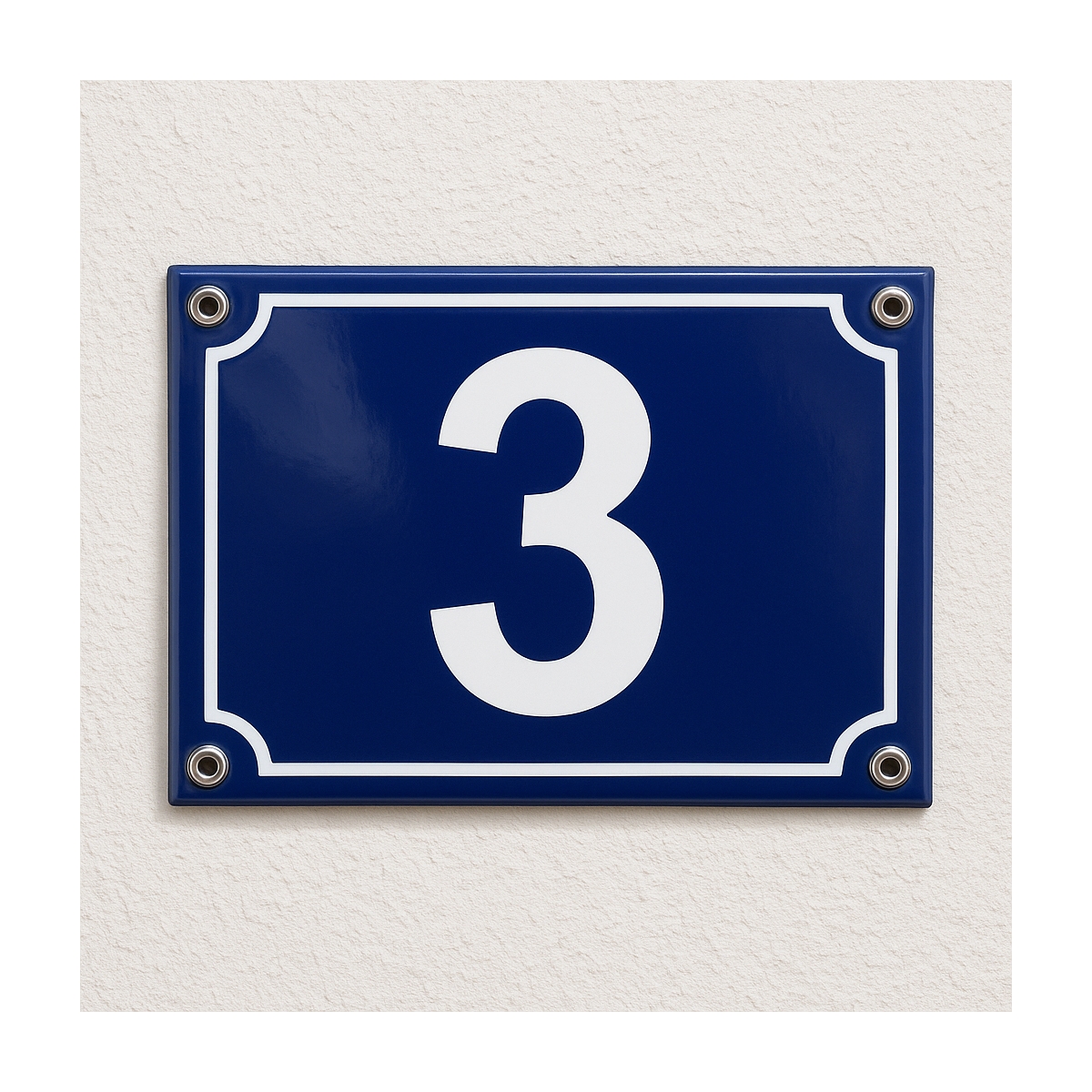 Plaque numéro de maison émaillé | Plaque Personnalisée Plaque numéro de maison émaillé | Plaque Personnalisée