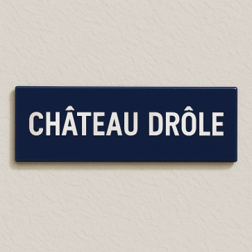 Panneau de métro émaillé français | Plaque Personnalisée