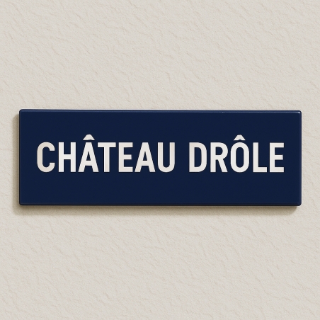 Signalétique station de métro Parisien en acier- EMAILLERIE Française -
