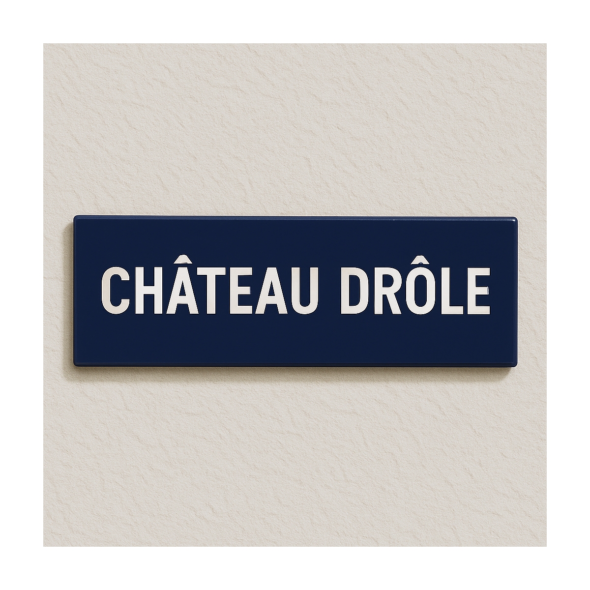 Signalétique station de métro Parisien en acier- EMAILLERIE Française -