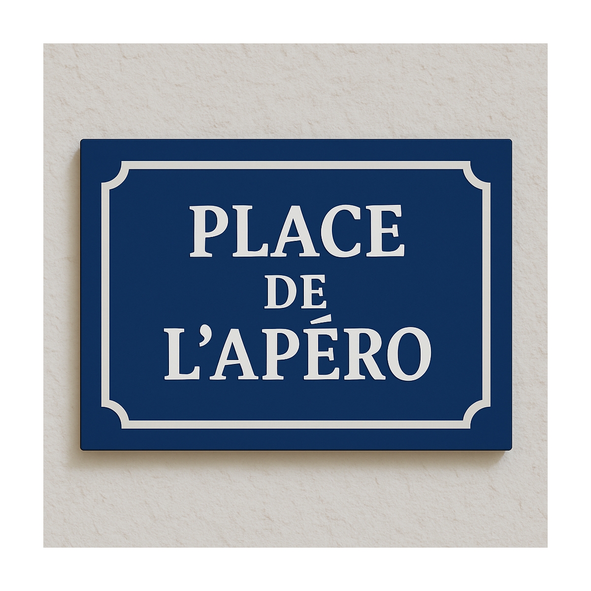 Plaque de rue petit prix à personnaliser en ligne - Modèle économique