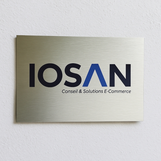 Impression numérique sur plaque professionnelle aluminium - Plaque Pro