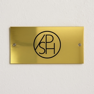 Plaque en laiton gravée pour entreprise | Plaque Personnalisée