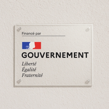 Plaque plexiglas transparente à personnaliser | Plaque Personnalisée