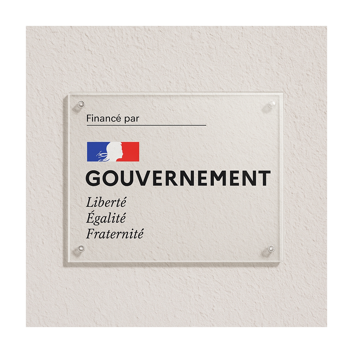 Plaque plexiglas transparente à personnaliser | Plaque Personnalisée Plaque plexiglas transparente à personnaliser | Plaque Personnalisée