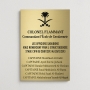Plaque en pvc acrylique  couleur Métal : Cuivre,Or,Argent - Pas cher