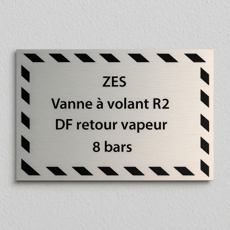 Plaque constructeur pour remorque Plaque de transformation en aluminium